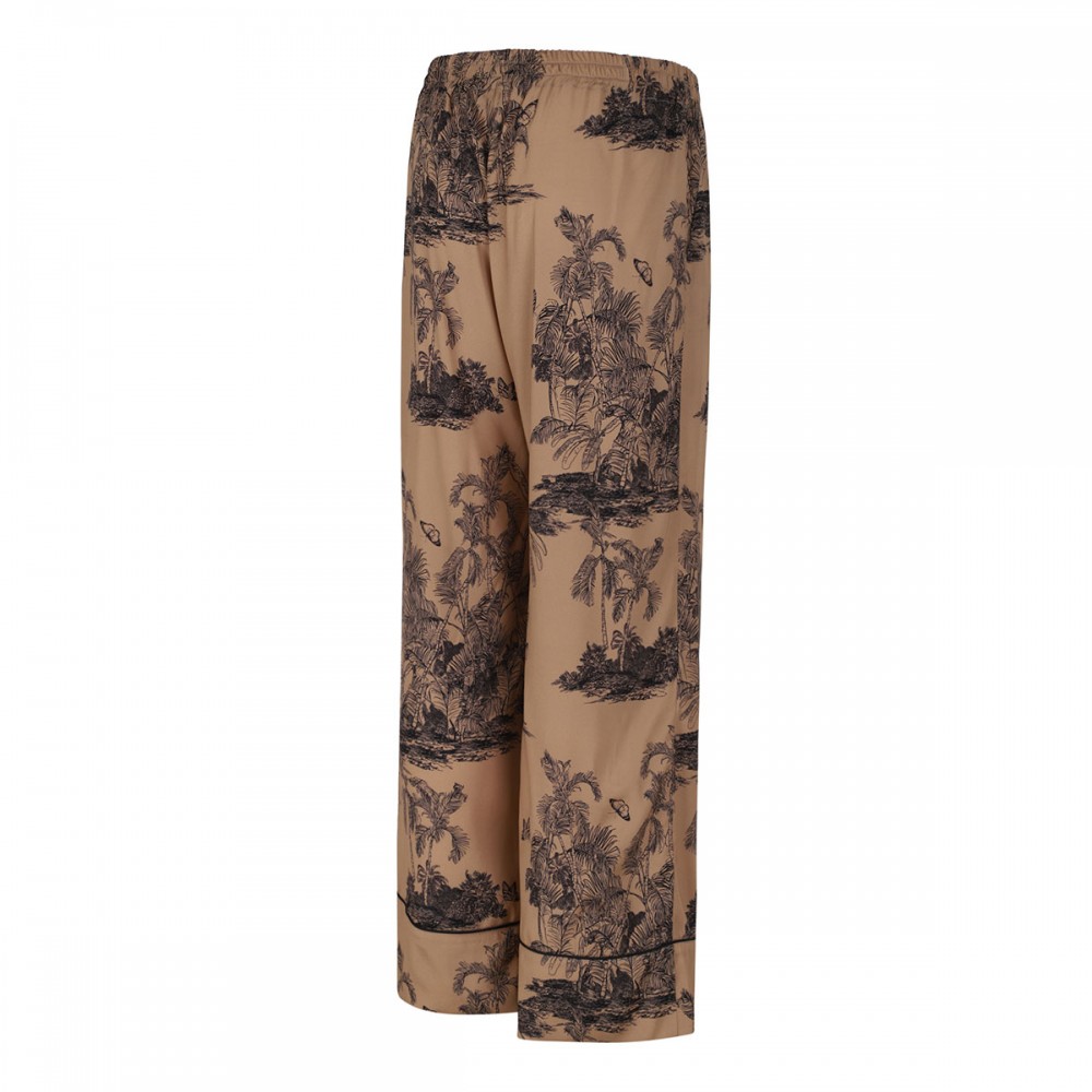 Printed pajama pants