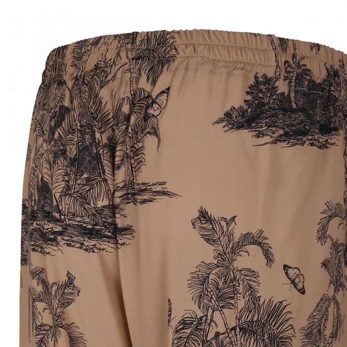 Printed pajama pants