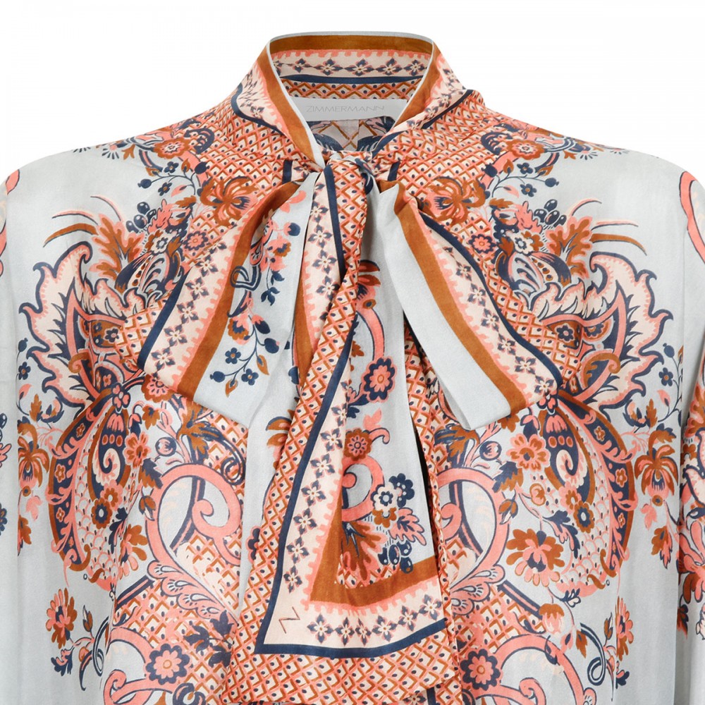 Aster tie neck blouse