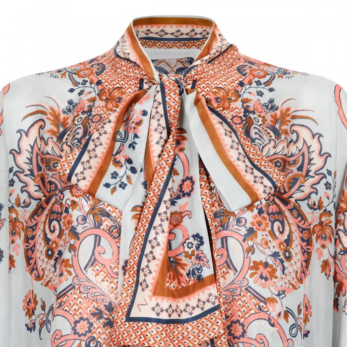 Aster tie neck blouse