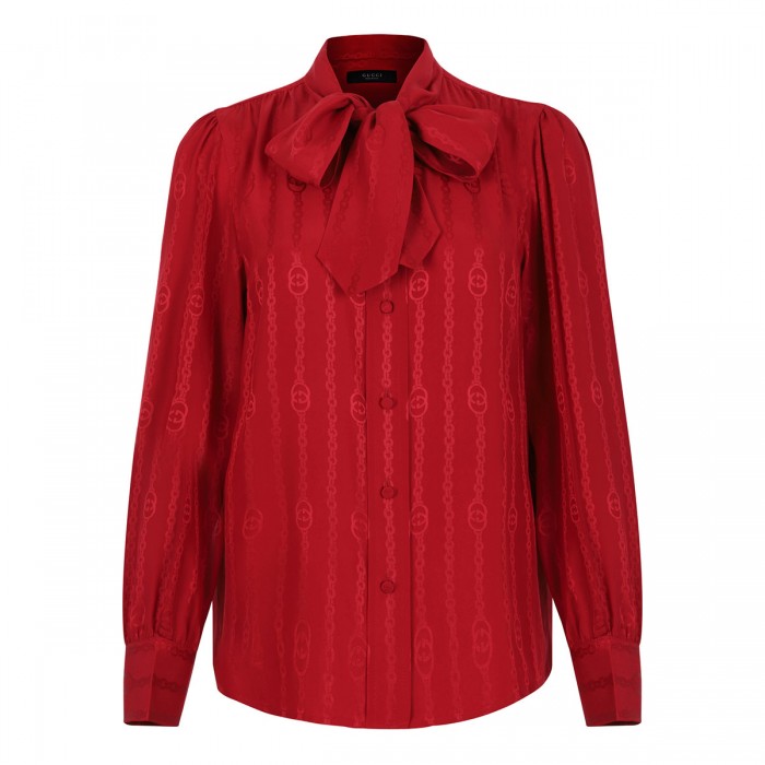 Interlocking G chain shirt
