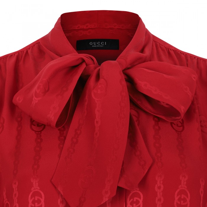 Interlocking G chain shirt