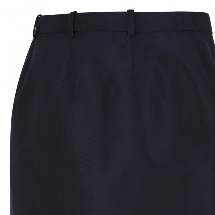 Fine silk faille skirt