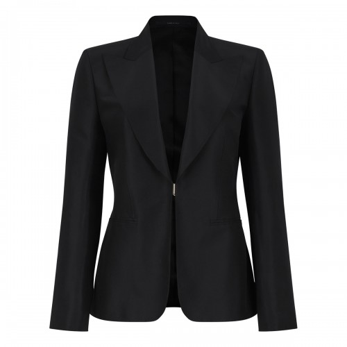 Fine silk faille jacket