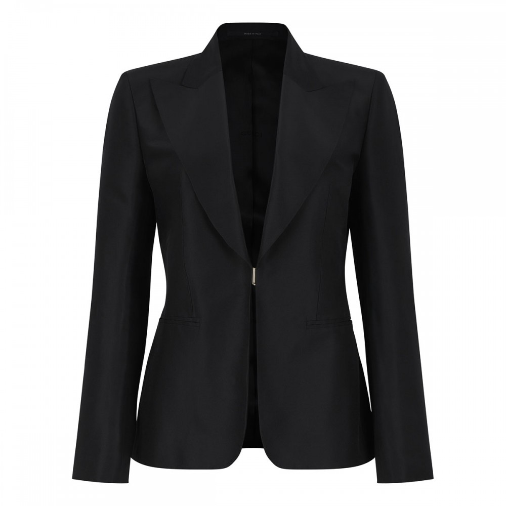 Fine silk faille jacket