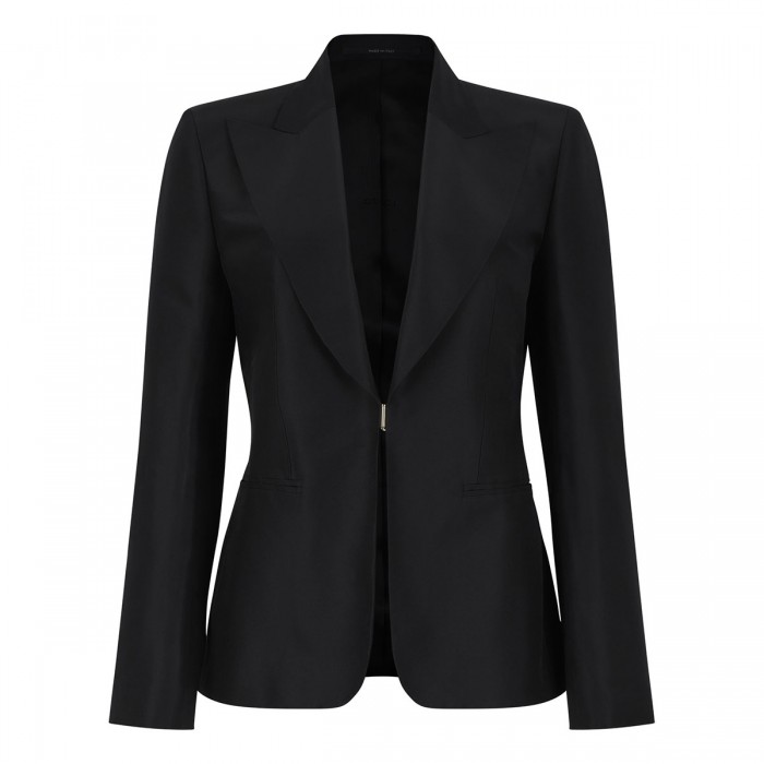 Fine silk faille jacket