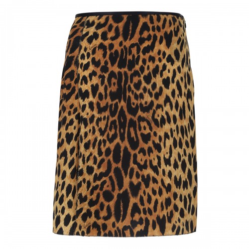 Leopard silk crêpe de chine...