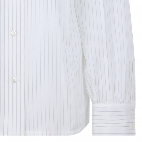 Pinstripe silk shirt 2