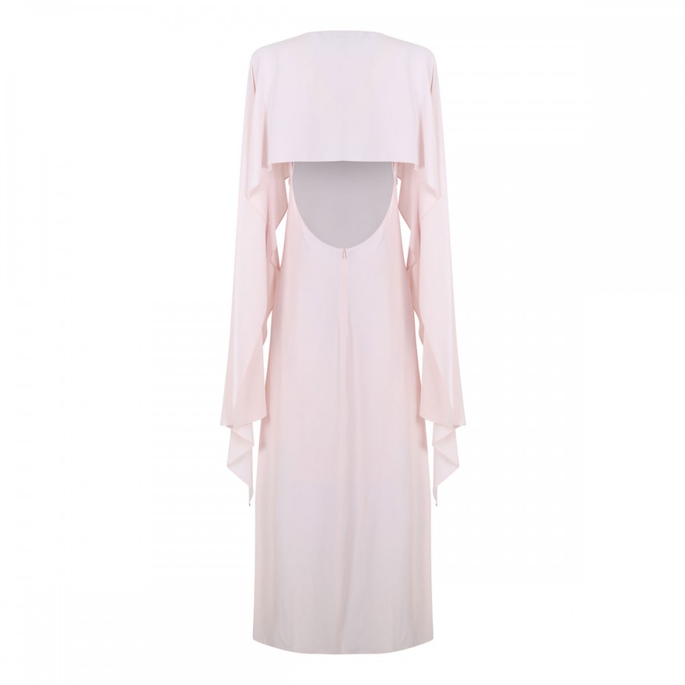 Open back long dress