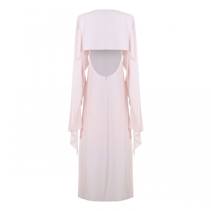 Open back long dress