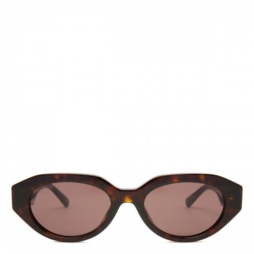 Brown tortoiseshell oval...