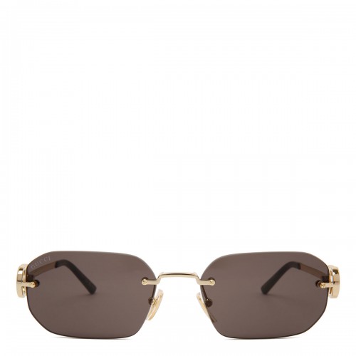 Rectangular frame sunglasses