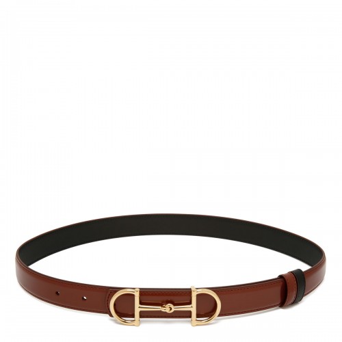 Horsebit reversible belt