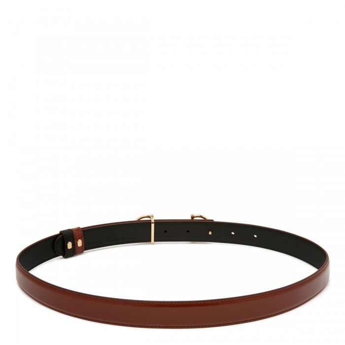 Horsebit reversible belt