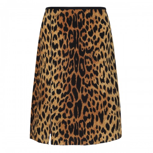 Leopard silk crêpe de chine...