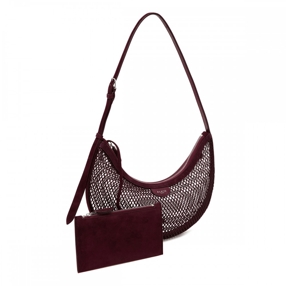 One Piece Demi Lune fishnet bag