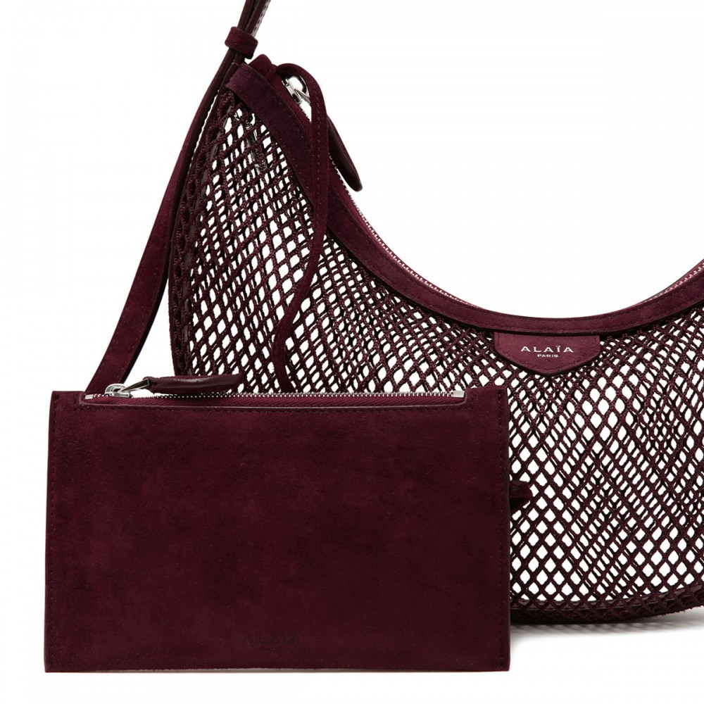 One Piece Demi Lune fishnet bag