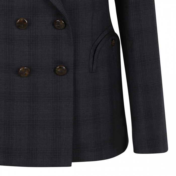 Charmer check blazer