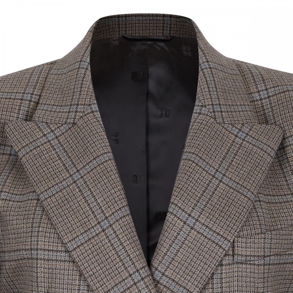 Charmer beige check blazer