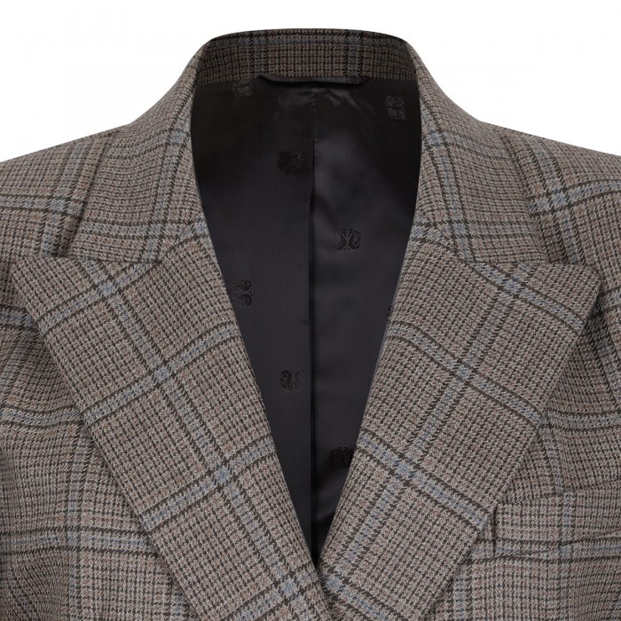 Charmer beige check blazer
