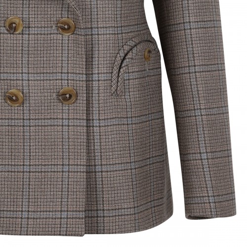 Charmer beige check blazer 2
