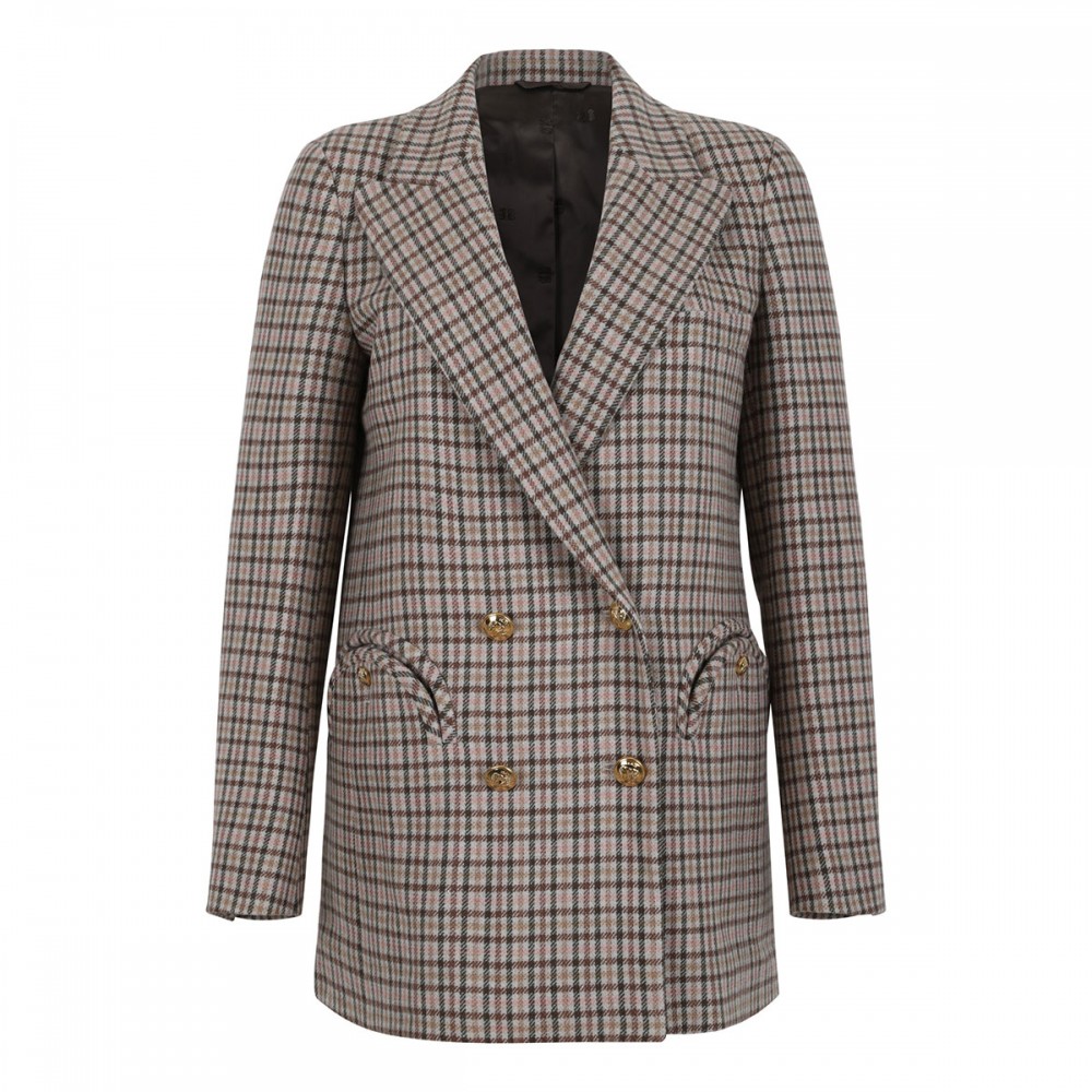 Everyday beige and brown blazer