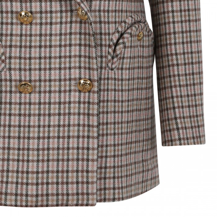 Everyday beige and brown blazer