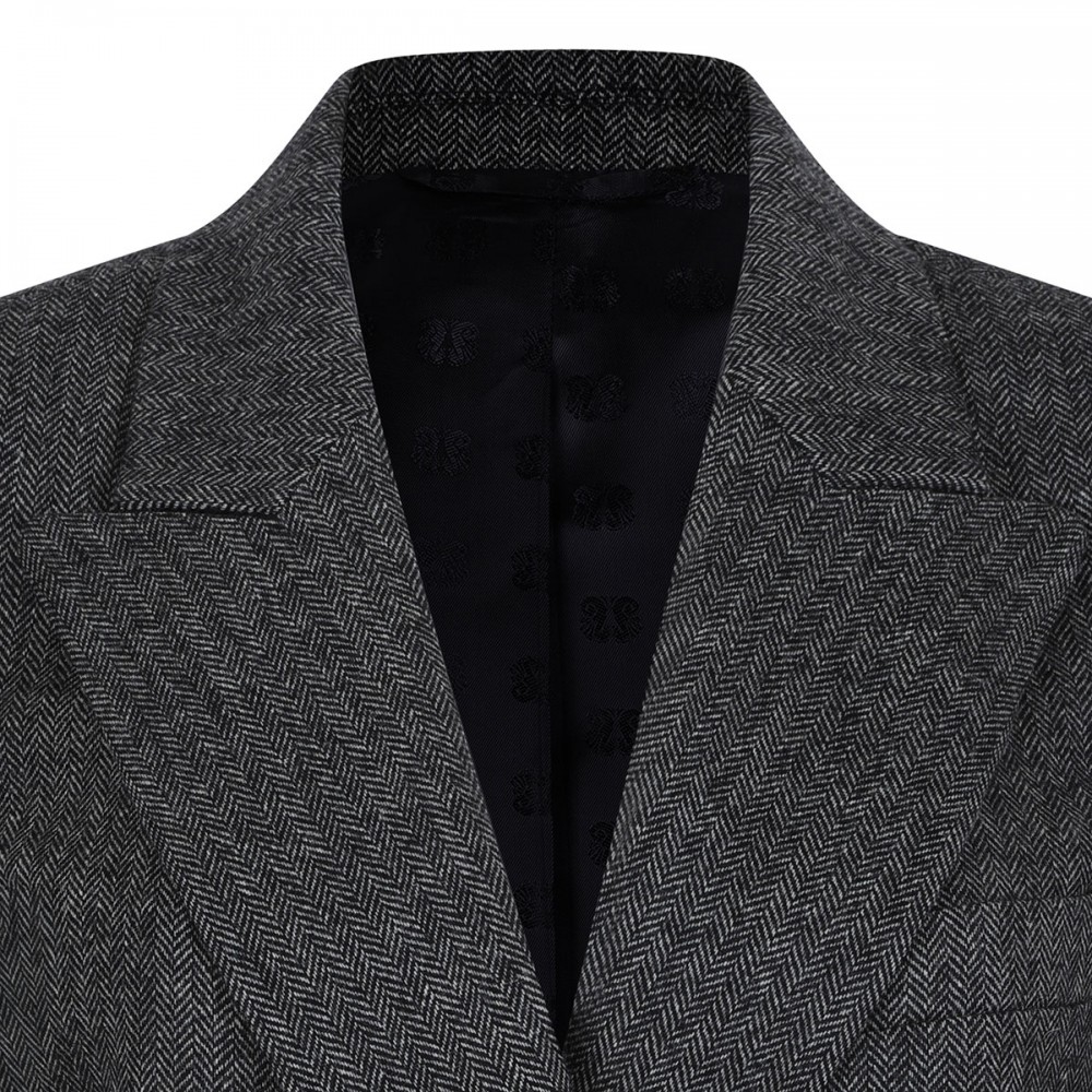 Everyday black and white blazer