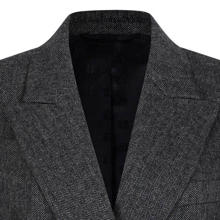 Everyday black and white blazer