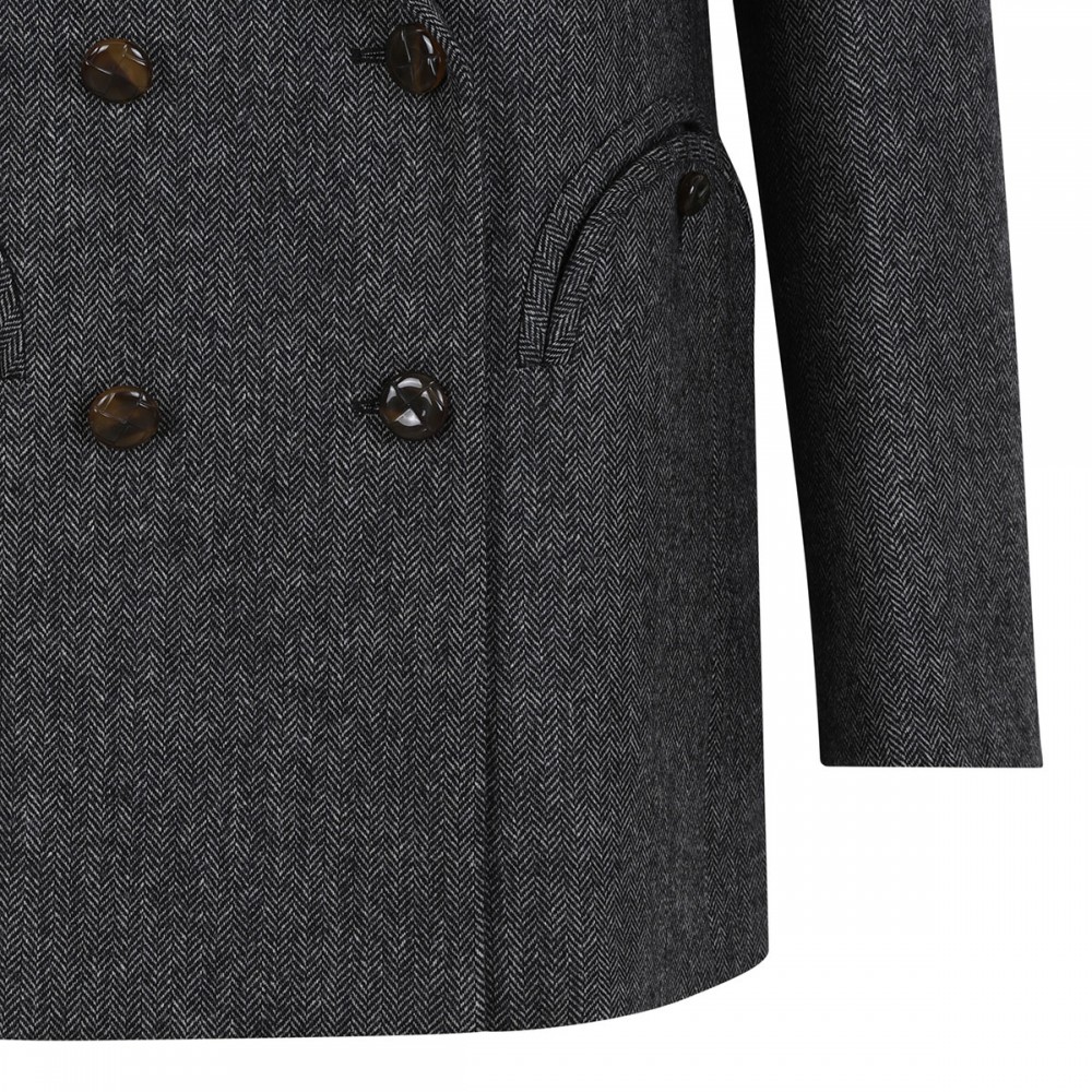 Everyday black and white blazer