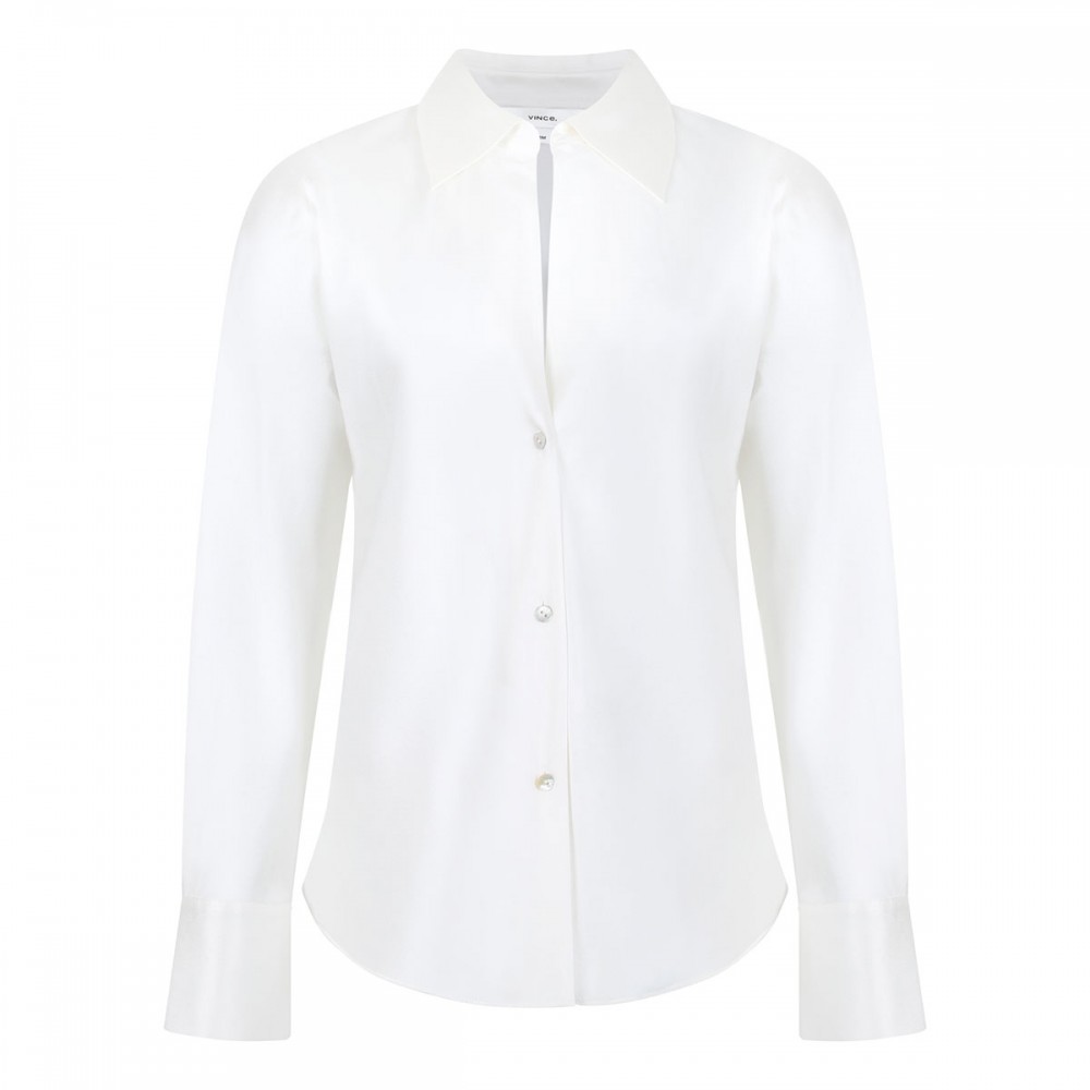 Bias silk blouse