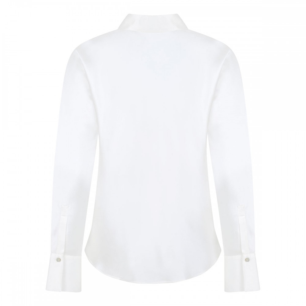 Bias silk blouse