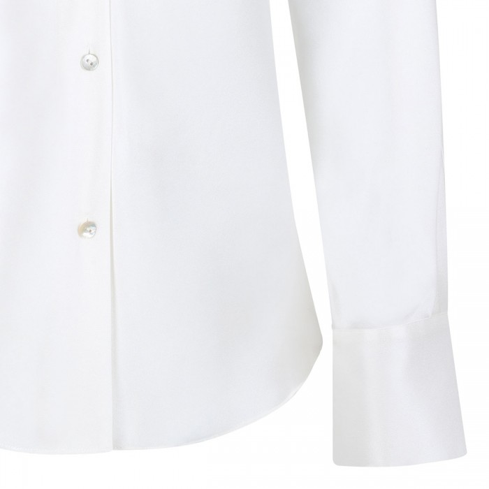 Bias silk blouse