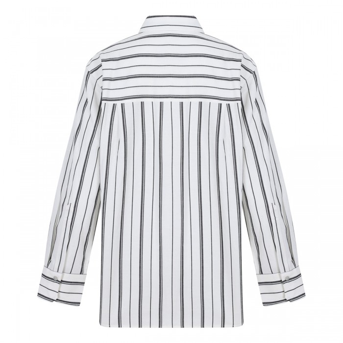 Resort stripe oversized shirt