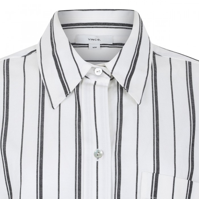 Resort stripe oversized shirt