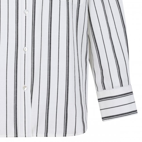 Resort stripe oversized shirt 2