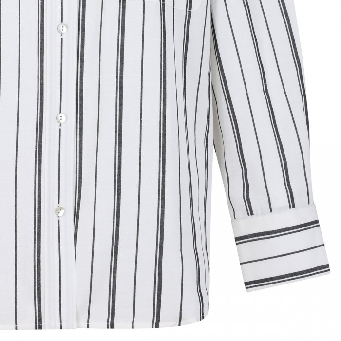 Resort stripe oversized shirt