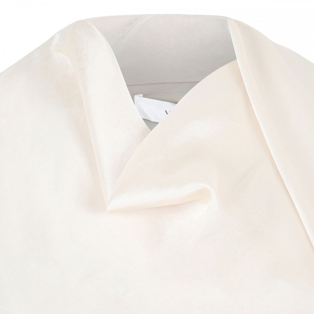 Satin scarf top
