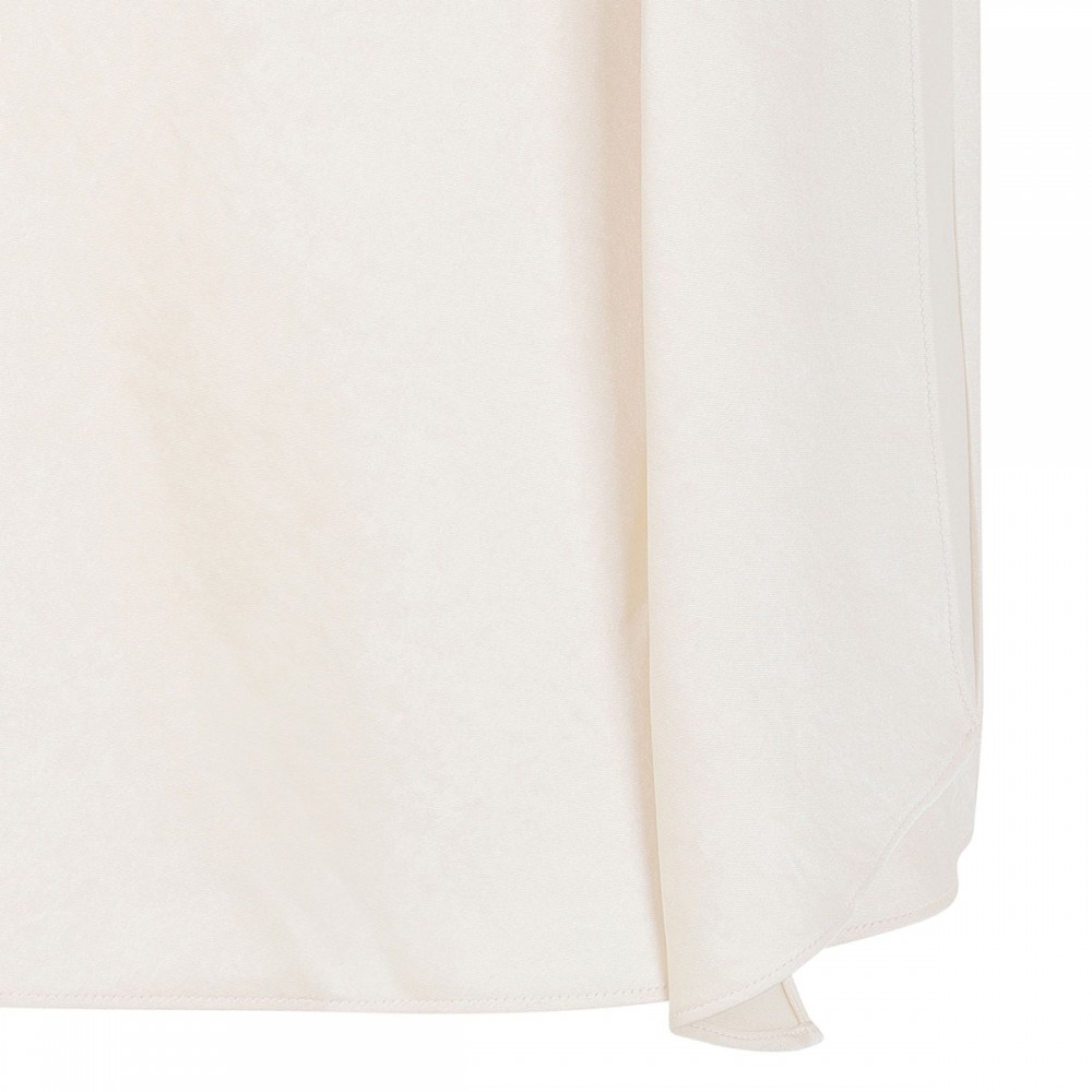 Satin scarf top