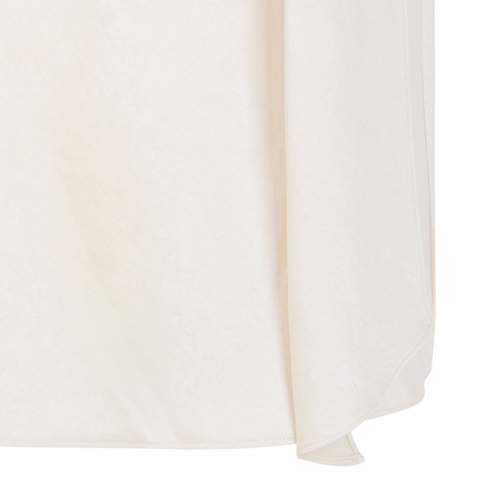 Satin scarf top