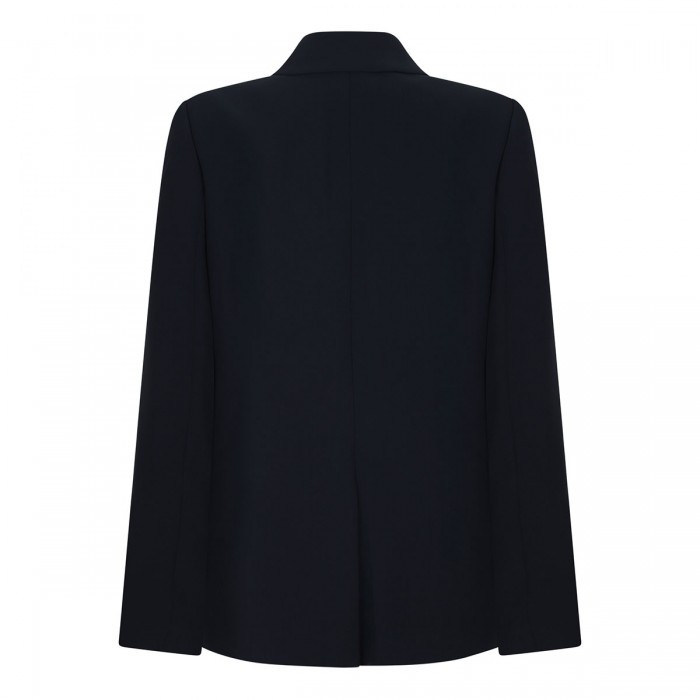 Crepe double-breasted blazer