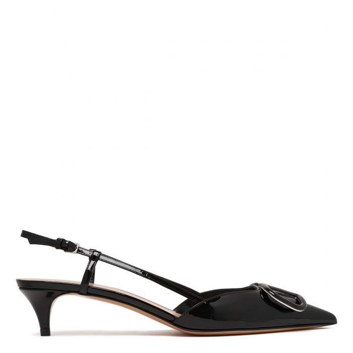 VLogo slingback pumps