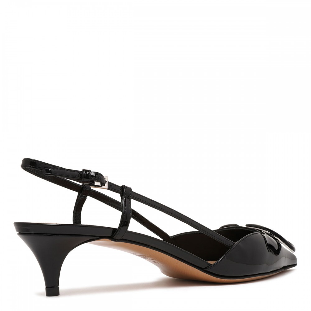 VLogo slingback pumps