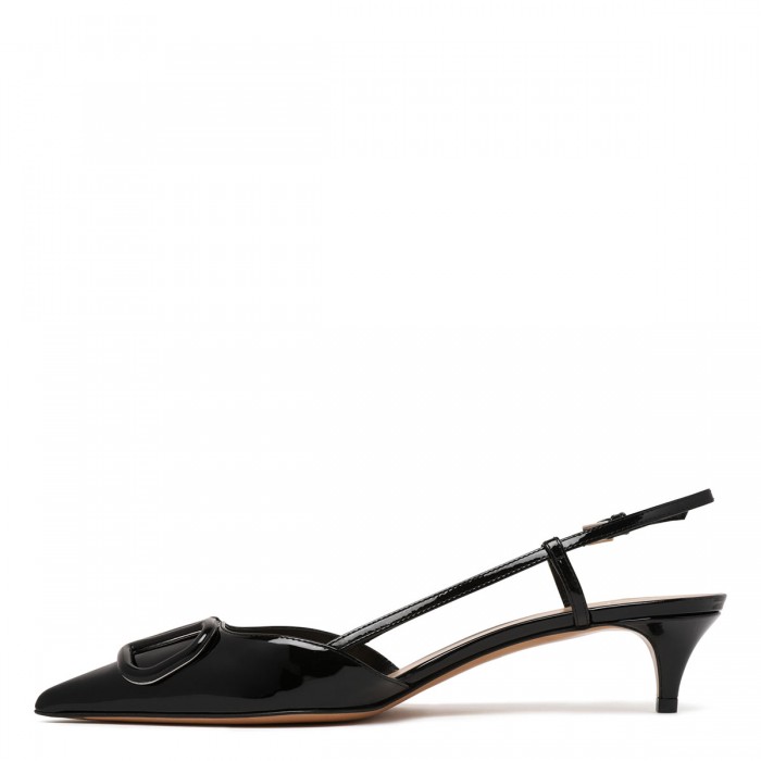 VLogo slingback pumps