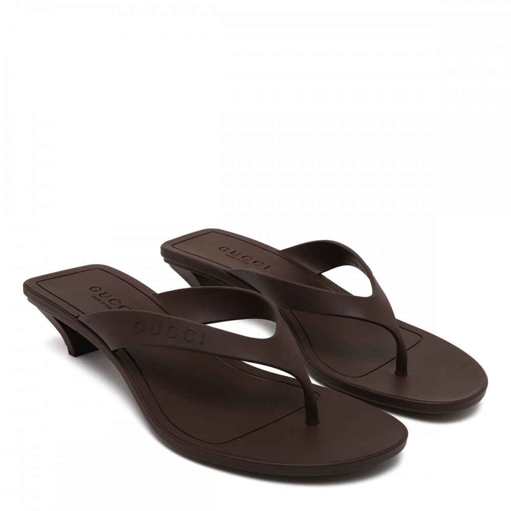 Vittoria rubber thong sandals