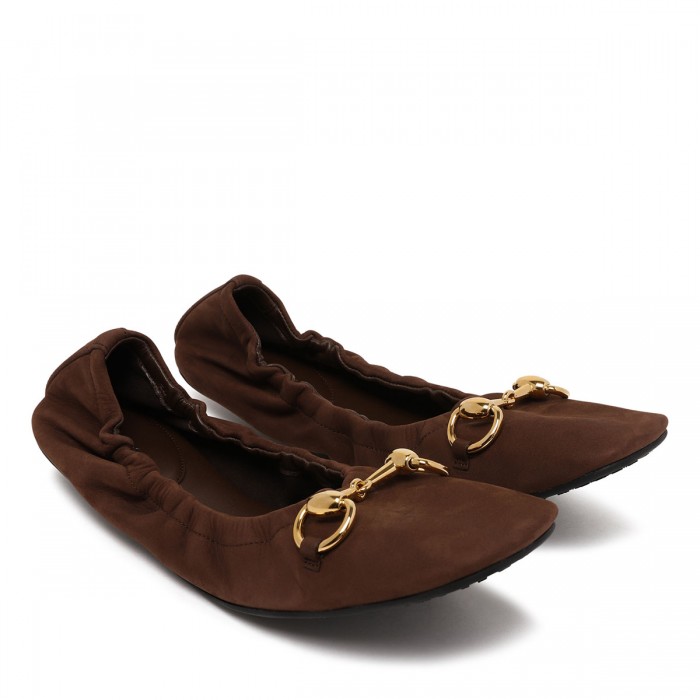 Prima nubuck ballerinas