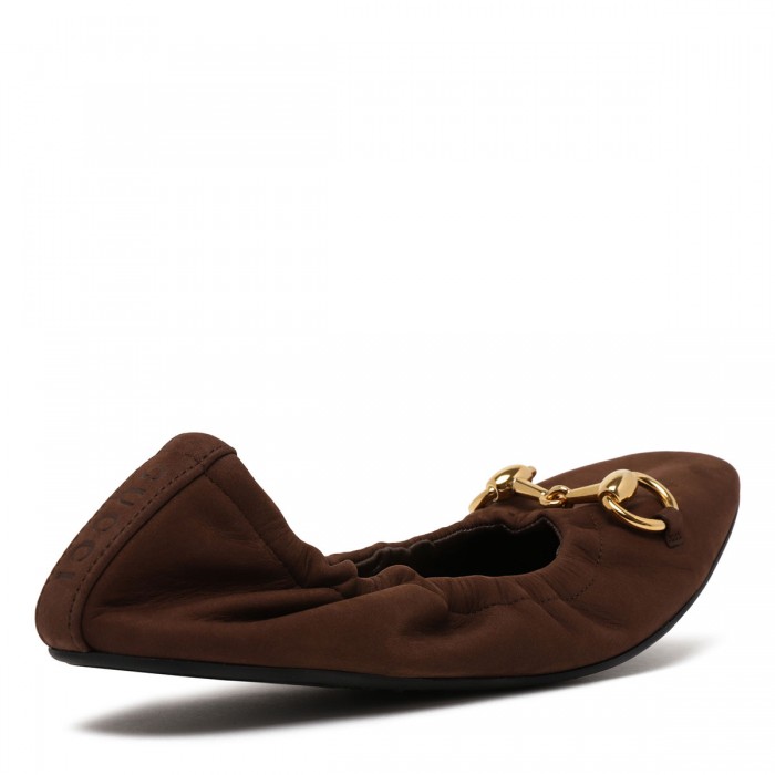Prima nubuck ballerinas