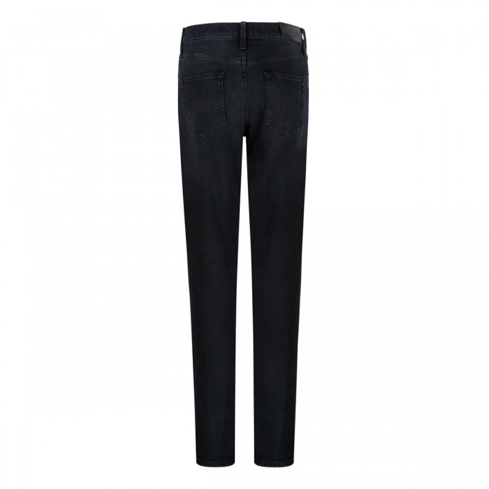 Washed cotton denim skinny jeans