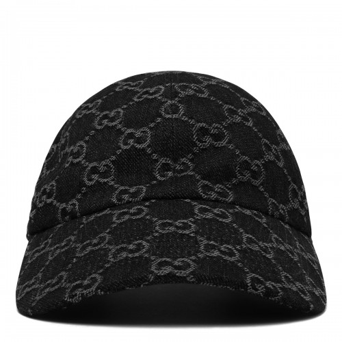 GG cotton denim baseball cap