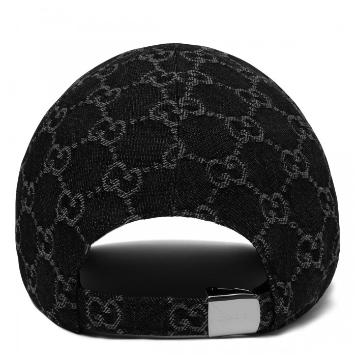 GG cotton denim baseball cap
